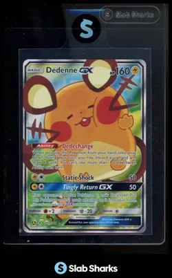 2019 POKEMON SUN & MOON UNBROKEN BONDS #195A/214 DEDENNE GX - Image 1