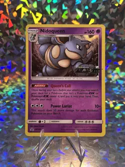 Nidoqueen (Pre-Release Holo) Pokemon Sun & Moon Black Star Promo #SM160 MP - Image 1