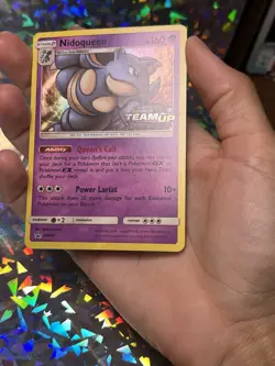 Nidoqueen (Pre-Release Holo) Pokemon Sun & Moon Black Star Promo #SM160 MP - Image 3