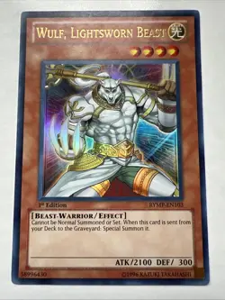 Yugioh Wulf, Lightsworn Beast RYMP-EN103 Ultra Rare 1st Edition - Image 1