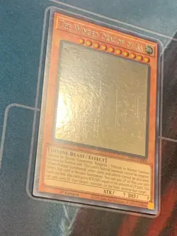 yugioh card LP ghost rare 1st ed the winged dragon of ra LED7-EN000 - Image 2