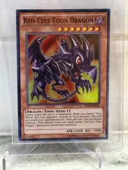 Red-Eyes Toon Dragon - SHVI-EN036 - Super Rare Unlimited New Shining-NM - Image 1