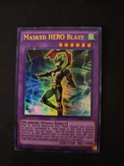 Yugioh Masked HERO Blast JUMP-EN078 Ultra Rare Limited Edition - Image 1