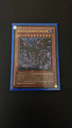 Yu-Gi-Oh! Red-Eyes Darkness Dragon SD1-EN001 1st Edition Ultra Rare - Image 1
