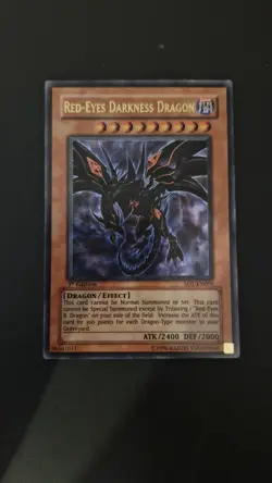 Yu-Gi-Oh! Red-Eyes Darkness Dragon SD1-EN001 1st Edition Ultra Rare - Image 2