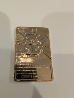 Burger King Pokemon 23K Gold Plated Trading Card Set - Image 3