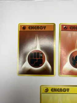 NM Japanese COMPLETE Pokemon ENERGY 5 Card EXPANSION PACK Base Grass Fire Water - Image 2