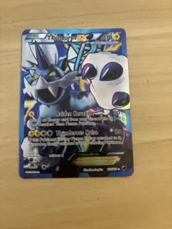 Thundurus EX 110/116 Ultra Rare Full Art Holo Plasma Freeze Pokemon Card - Image 1
