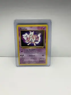 Pokemon Card - Mewtwo (WB Movie Promo) - WoTC Promo Stamped #3 MP - Image 1