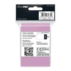 50 ULTRA PRO GLOSS PINK STANDARD SIZE DECK PROTECTOR Card Sleeves mtg ccg tcg - Image 3