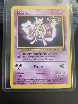 Pokemon Card - Mewtwo (WB Movie Promo) - WoTC Promo Stamped #3 - Image 1