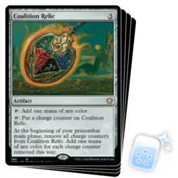 COALITION RELIC X4 Dominaria United: Commander Magic MTG MINT CARD - Image 1