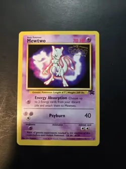 Pokemon Mewtwo WOTC Promo Card 3/53 Movie Promo, Excellent Condition - Image 1