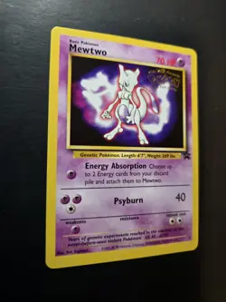 Pokemon Mewtwo WOTC Promo Card 3/53 Movie Promo, Excellent Condition - Image 4