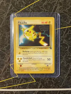 Pikachu 4 - WotC Pokemon First Movie Black Star Promo - Card - NM Condition - Image 1