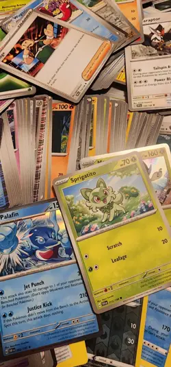 Pokemon 713 Pokemon TCG Trading Cards Collection Bulk Lot Various Sets + Tin - Image 3