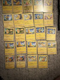 34 Pokemon Card Pikachu Lot - Holos Rares Promo Gym Reverse Vintage - Bangers - Image 3