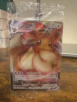 Eevee VMAX SWSH087 Sword & Shield Promo Card Holo Sealed - Image 1