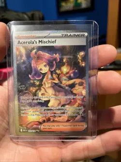 Acerola’s Mischief SIR English 183/132 Pokemon TCG Card - Image 1