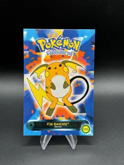 Pokemon Raichu 2000 Vintage Post Card 105 Navarrete Peru Us Seller - Image 1