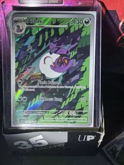 Pokemon TCG Arbok 176/162 Temporal Forces Illustration Rare Card NM Condition - Image 1