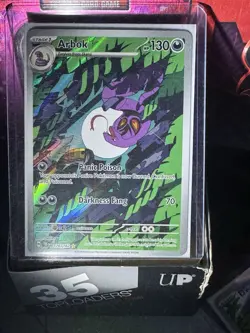 Pokemon TCG Arbok 176/162 Temporal Forces Illustration Rare Card NM Condition - Image 5