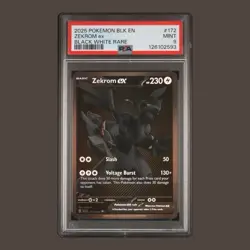 Zekrom EX Black Bolt Special Illustration Holo PSA 9 Mint Pokemon Card - Image 1
