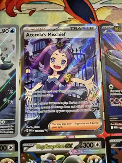 Lot Of 9 Pokemon TCG MEGA EVOLUTION Rare Cards Assortment Collection IR FA EX - Image 3