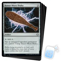 HONOR-WORN SHAKU X4 Dominaria United: Commander Magic MTG MINT CARD - Image 1