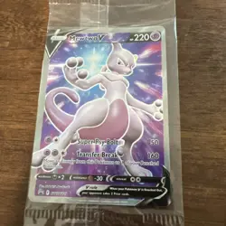 Mewtwo V SWSH229 Sword & Shield Holo Black Star Promo Sealed Pokemon Card - Image 1