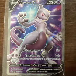 Mewtwo V SWSH229 Sword & Shield Holo Black Star Promo Sealed Pokemon Card - Image 4