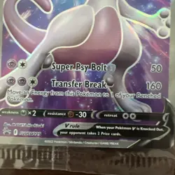 Mewtwo V SWSH229 Sword & Shield Holo Black Star Promo Sealed Pokemon Card - Image 5