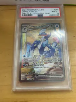 Quaquaval EX 260/193 Sv02 Paldea Evolved Special Illustration Rare Card PSA 10 - Image 1
