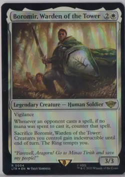 Boromir, Warden of the Tower - Foil - #4 - The Lord of the Rings - MTG - Image 1