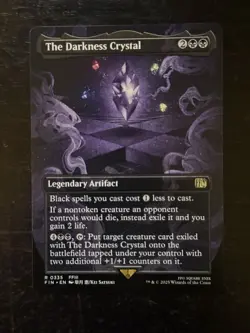 MTG Final Fantasy English The Darkness Crystal Borderless 0335 Non-Foil - Image 1