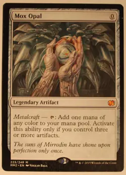 Mox Opal - Modern Master 2015 - Moderate Play Magic MTG English MP - Image 1