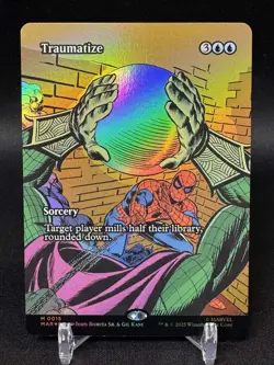 🌈 Traumatize (Borderless FOIL) - MTG Spider-Man 0015 - NM/M - Image 1