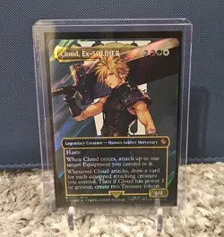 Cloud, Ex-SOLDIER (Borderless) (Surge Foil) Commander: Final Fantasy Foil - Image 2