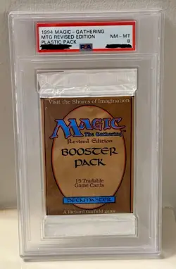 BRAND NEW PSA Graded 3rd Revised Edition 3ED SEALED Booster Pack Magic Gathering - Image 1