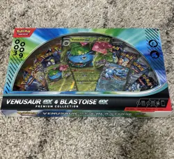 Venusaur ex Blastoise ex Premium Collection GameStop Exclusive - Pokemon TCG - Image 1