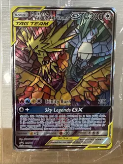 Pokemon TCG Team Tag Moltres & Zapdos & Articuno GX Hidden Fates Sm210 *Sealed* - Image 2