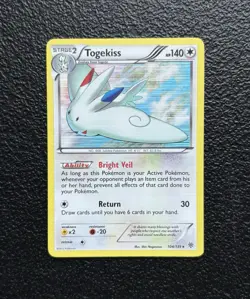 Pokemon TCG - Togekiss 104/135 - Vintage Holo Rare - B&W Plasma Storm *NM/LP - Image 1