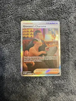 Giovanni's Charisma 204/165 Pokemon TCG S&V 151 Holo NM - Image 3