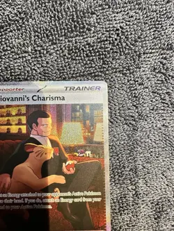 Giovanni's Charisma 204/165 Pokemon TCG S&V 151 Holo NM - Image 4