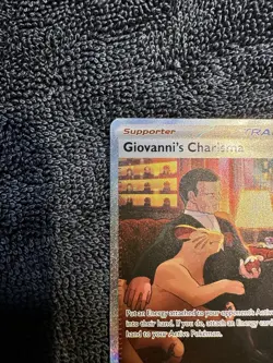 Giovanni's Charisma 204/165 Pokemon TCG S&V 151 Holo NM - Image 5