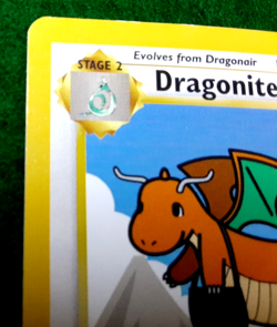 1999 POKEMON TCG DRAGONITE #5 WOTC Black Star 1st Movie PROMO WOC STAMPED - Image 4
