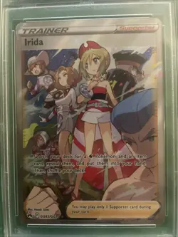 Irida FA Crown Zenith PSA 10 GG63/GG70 Gem Mint Mt Pokemon Slab Graded Full Art - Image 3