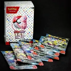 Pokemon TCG Scarlet & Violet 151 Booster Bundle + 6x Stellar Crown Packs SEALED - Image 1
