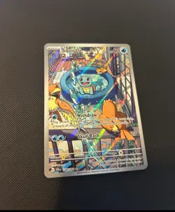 2024 Pokemon SV Squirtle Illustration Rare 148/142 Scarlet & Violet Holo - Image 1