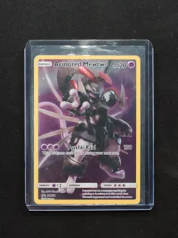 Armored Mewtwo SM228 Pokemon Sun & Moon Black Star Promo Full Art Alt Art HP - Image 1